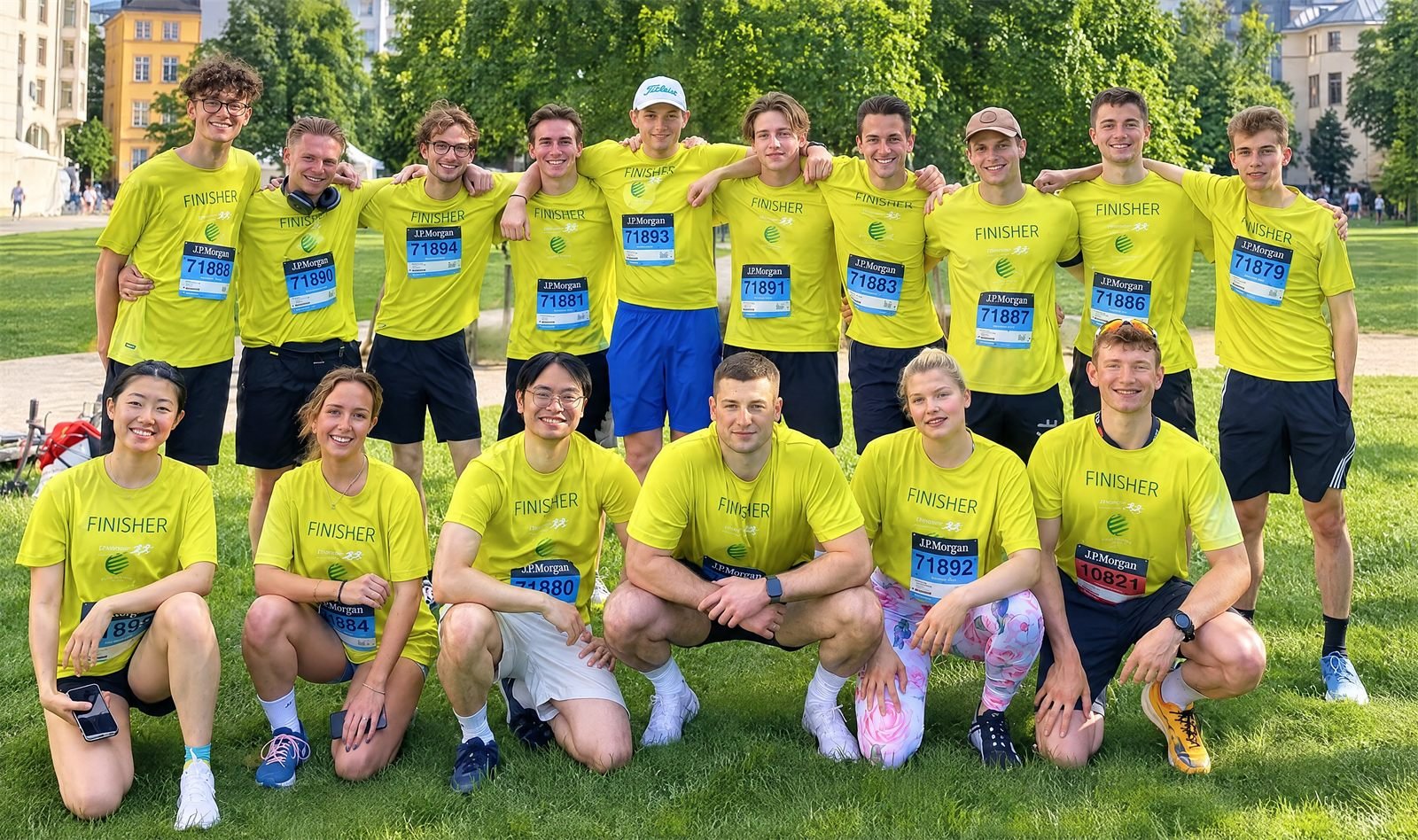 180DC Frankfurt members after the J.P. Morgan run